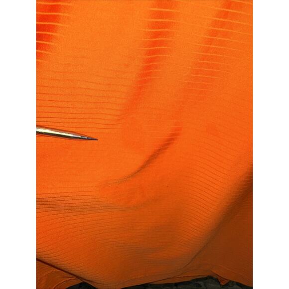 Auburn Tigers Men’s L Orange Divots Performance Polo Shirt Textured Stripe Logo - Picture 9 of 11